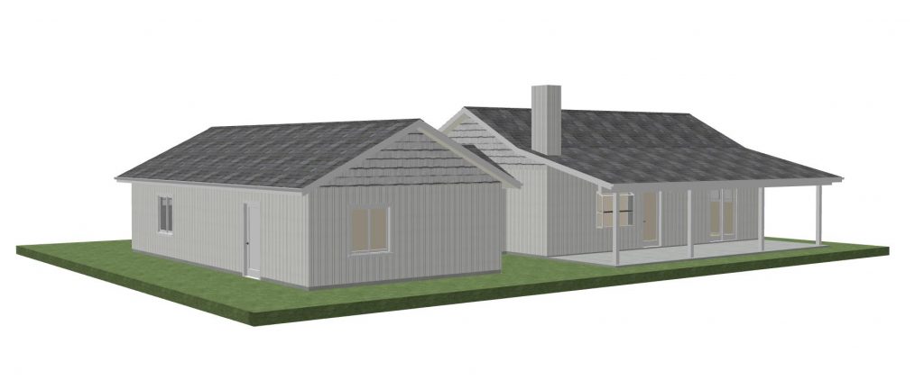 1200 (or 900) SQ. FT. ADU with Garage & Workshop