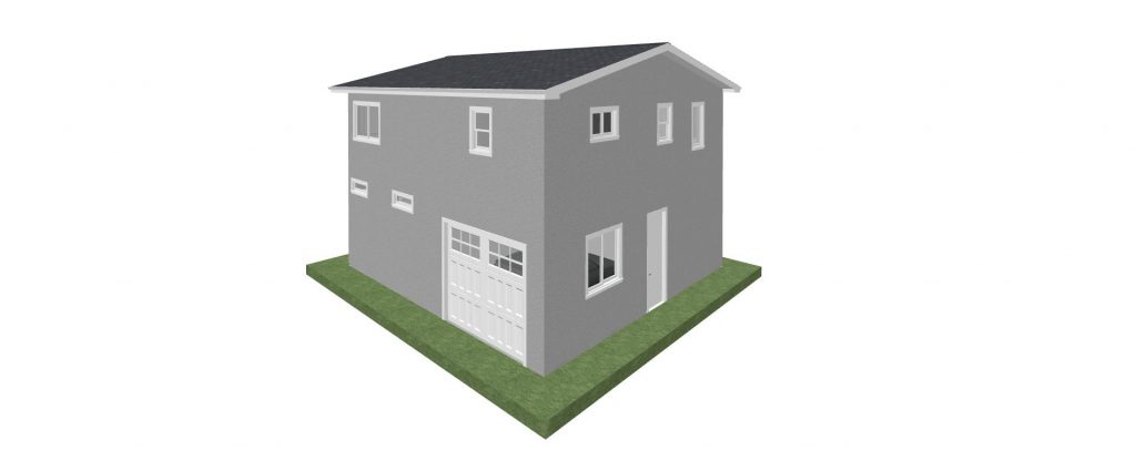 1,198 SQ.FT. 2 Story ADU